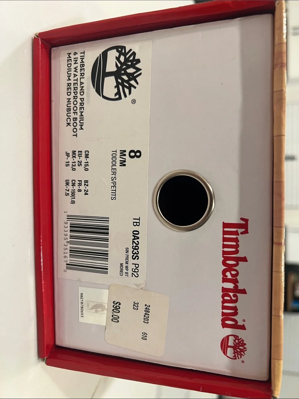 Timberland branded shoe